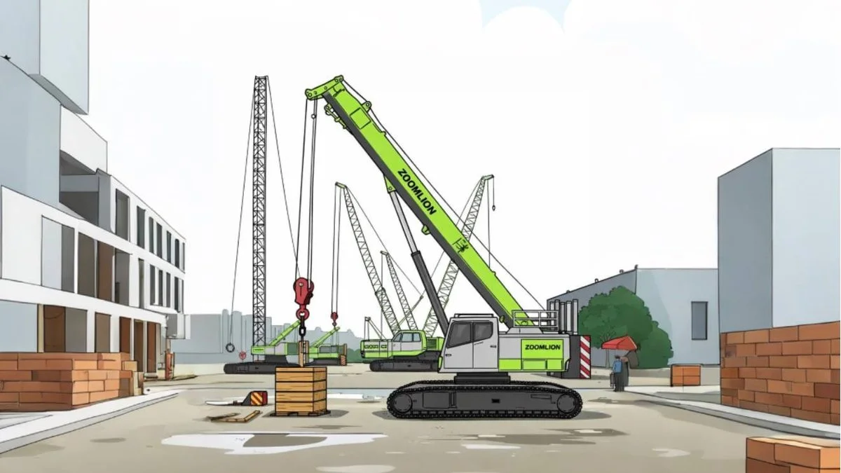 Кран гусеничный ZOOMLION ZCT900