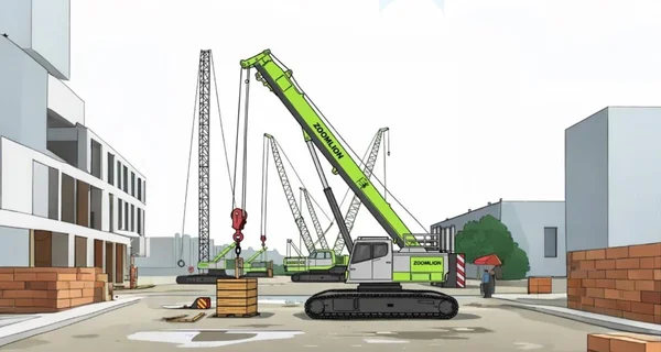 Кран гусеничный ZOOMLION ZCT900